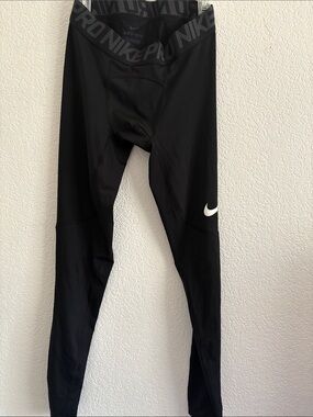 Nike Black Men’s compression with White Swoosh